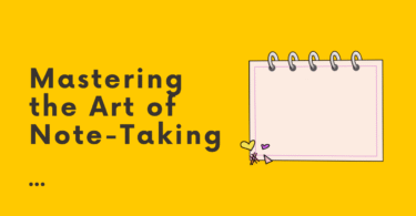 Art of Taking Notes