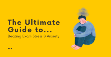 Image banner for tips to tackle Exam Stress & Anxiety